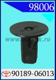 98006-89076 Клипса автомобильная (крепёжное изделие) TOYOTA, HONDA, SUZUKI