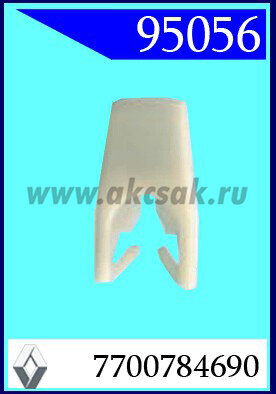 95056 Клипса автомобильная (крепёжное изделие) RENAULT