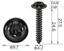 99440 Саморез автомобильный под шлиц типа TORX с толщиной ножки 4.2мм