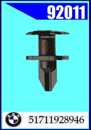 92011 Клипса автомобильная (крепёжное изделие) BMW