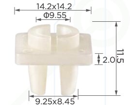 89160 Клипса крепежная TOYOTA 9018906141