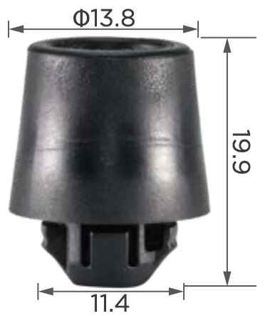 89163 Отбойник резиновый TOYOTA 9054109116