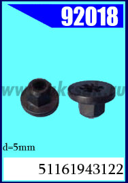 92018-90005 Клипса автомобильная (крепёжное изделие) BMW, MINI