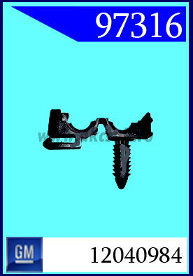 97316 Клипса автомобильная (крепёжное изделие) GM