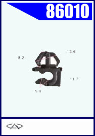 86010 Клипса автомобильная (крепёжное изделие) Chery