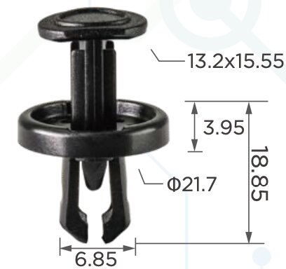 89171 Клипса автомобильная (крепёжное изделие) TOYOTA 9046709242