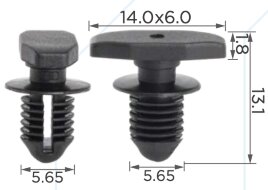 91376 Клипса автомобильная (крепёжное изделие) VW