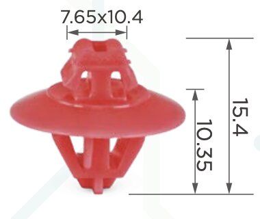 95264-A Клипса автомобильная (крепёжное изделие) RENAULT
